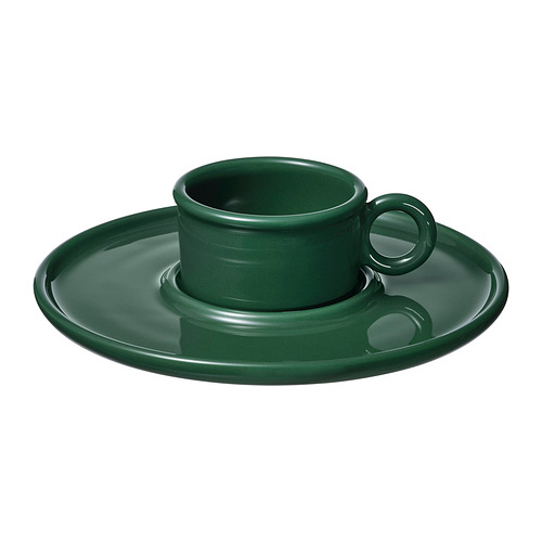 VINTERFINT cup with saucer