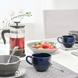 STRIMMIG - 杯, 粗陶器 灰色 | IKEA 香港及澳門 - PE740604_S3