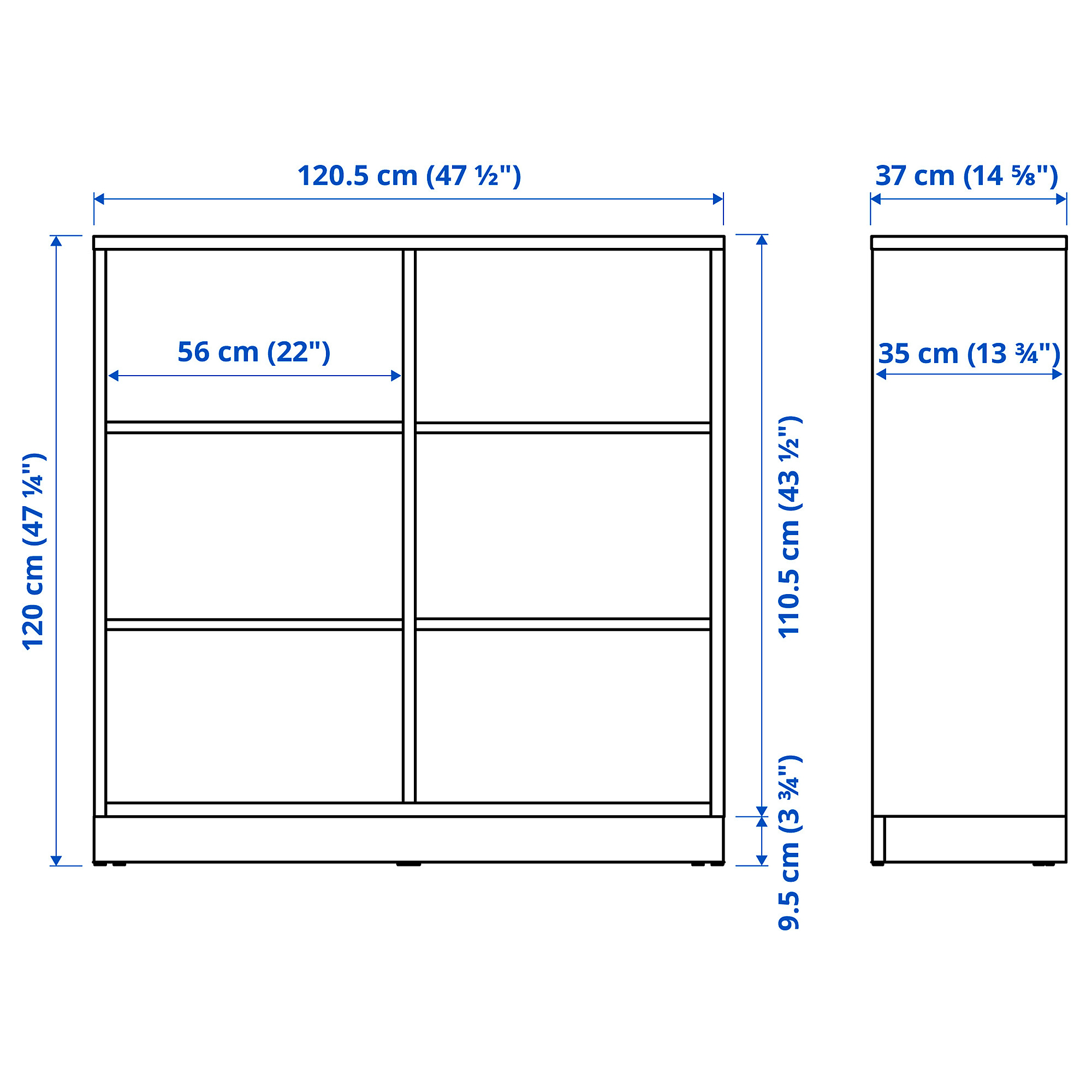 TONSTAD shelving unit