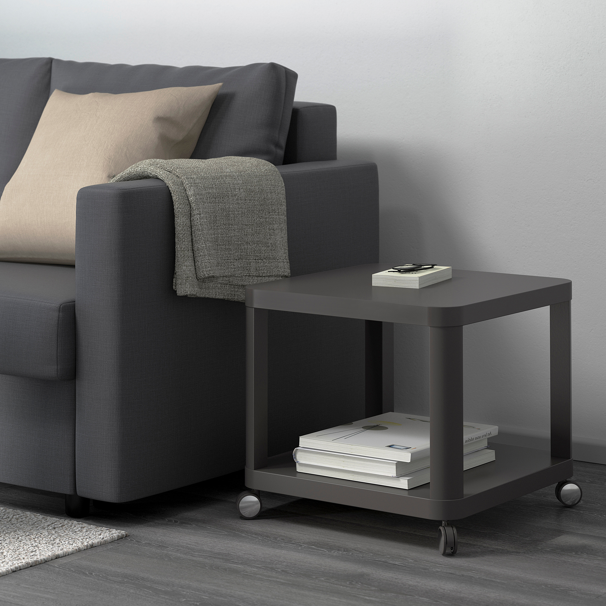 TINGBY side table on castors, grey IKEA Hong Kong and Macau