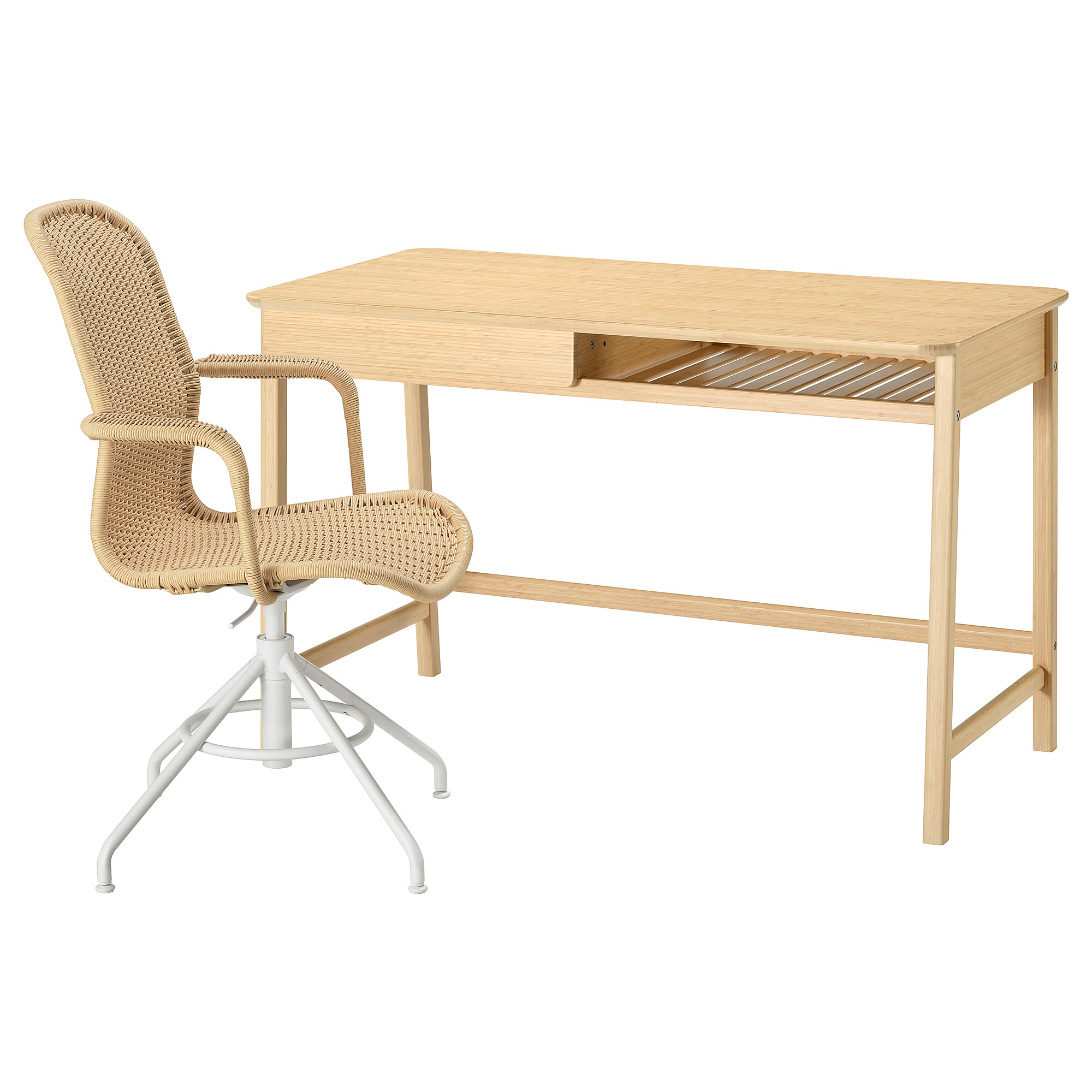 STIGBYGEL/BETESHÄST desk and chair
