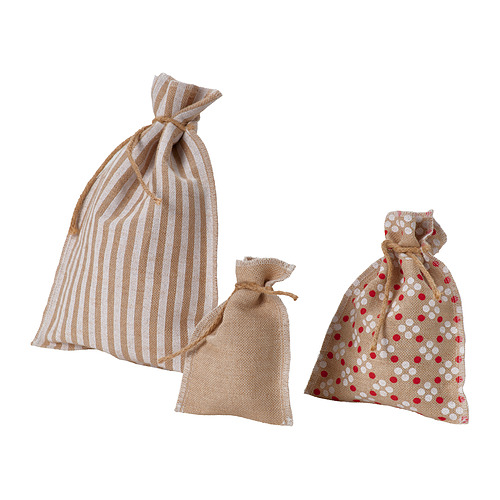 VINTERFINT gift bag, set of 3