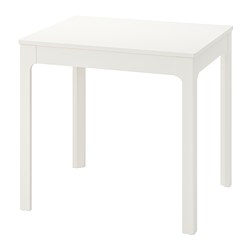 EKEDALEN - extendable table, white, 80/120x70 cm | IKEA Hong