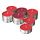 SINNLIG - scented candle in metal cup, Red garden berries/red | IKEA Hong Kong and Macau - PE698164_S1