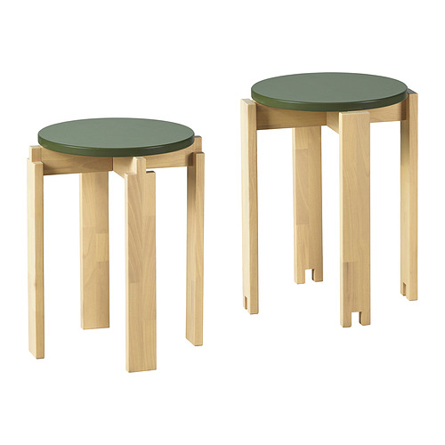 KOMPISHÄNG - 凳，2件套裝, 樺木, 46 厘米 | IKEA 香港及澳門 - E1017064_S4