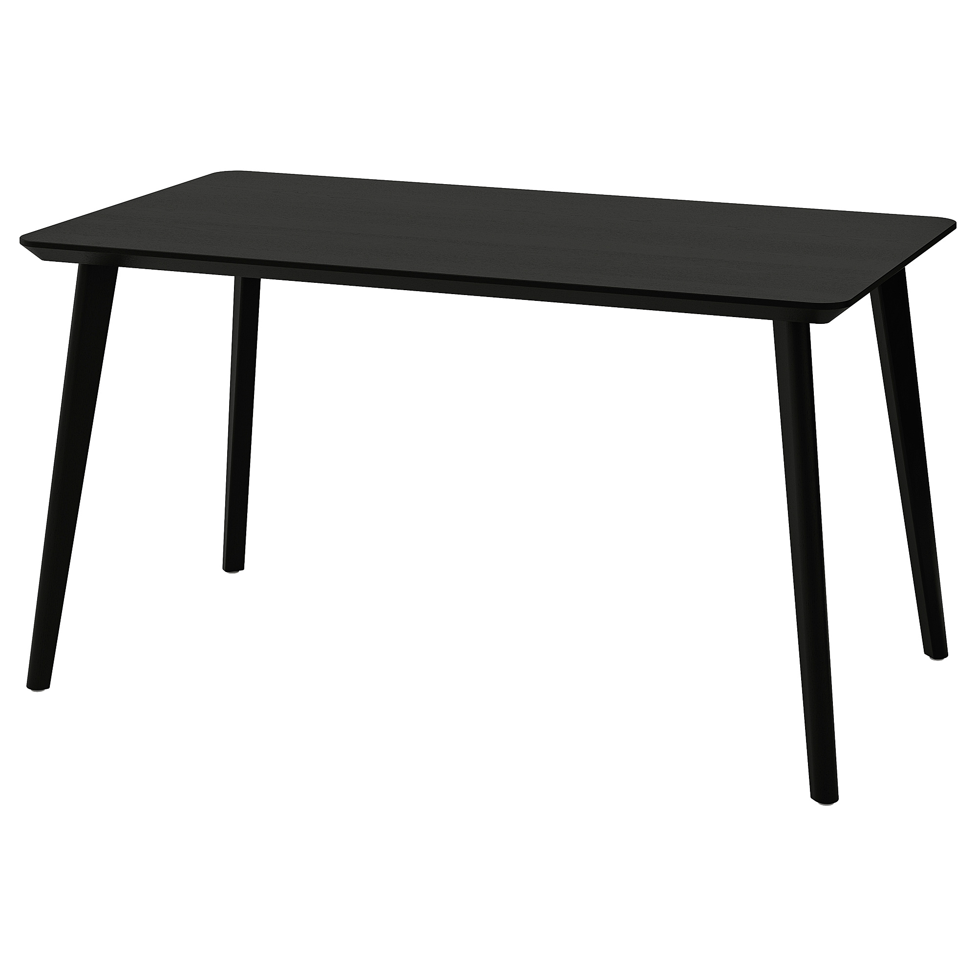 LISABO - table, black/ash veneer, 140x78 cm | IKEA Hong Kong
