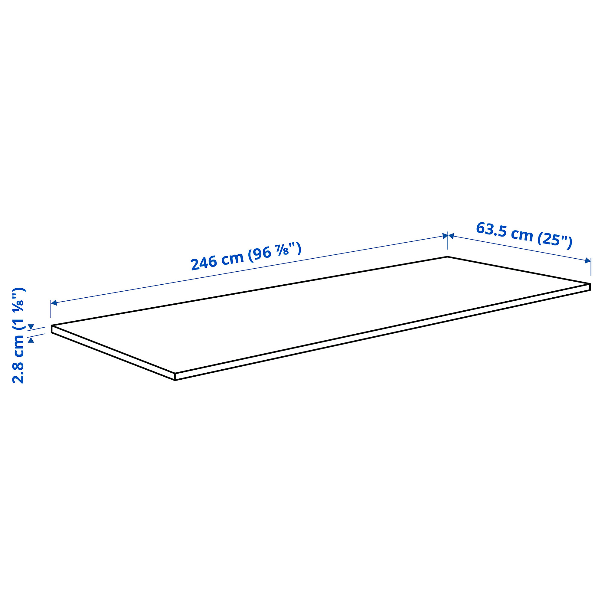 EKBACKEN worktop