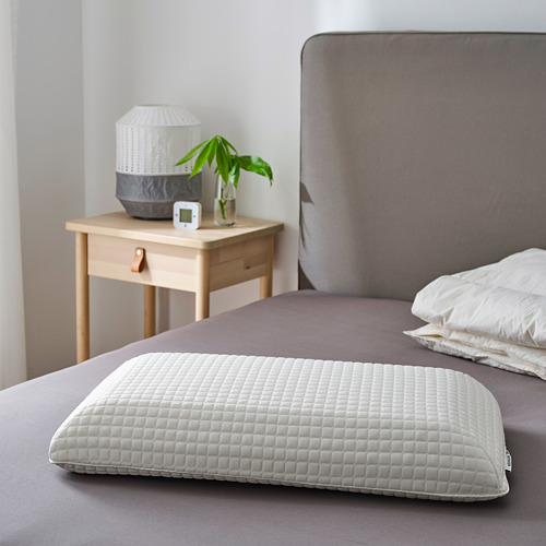 MJÖLKKLOCKA ergonomic pillow, side/back sleeper