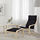 POÄNG - armchair and footstool, birch veneer/Knisa black | IKEA Hong Kong and Macau - PE666932_S1