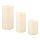 GODAFTON - LED block candle in/out, set of 3, battery-operated/natural | IKEA Hong Kong and Macau - PE698306_S1
