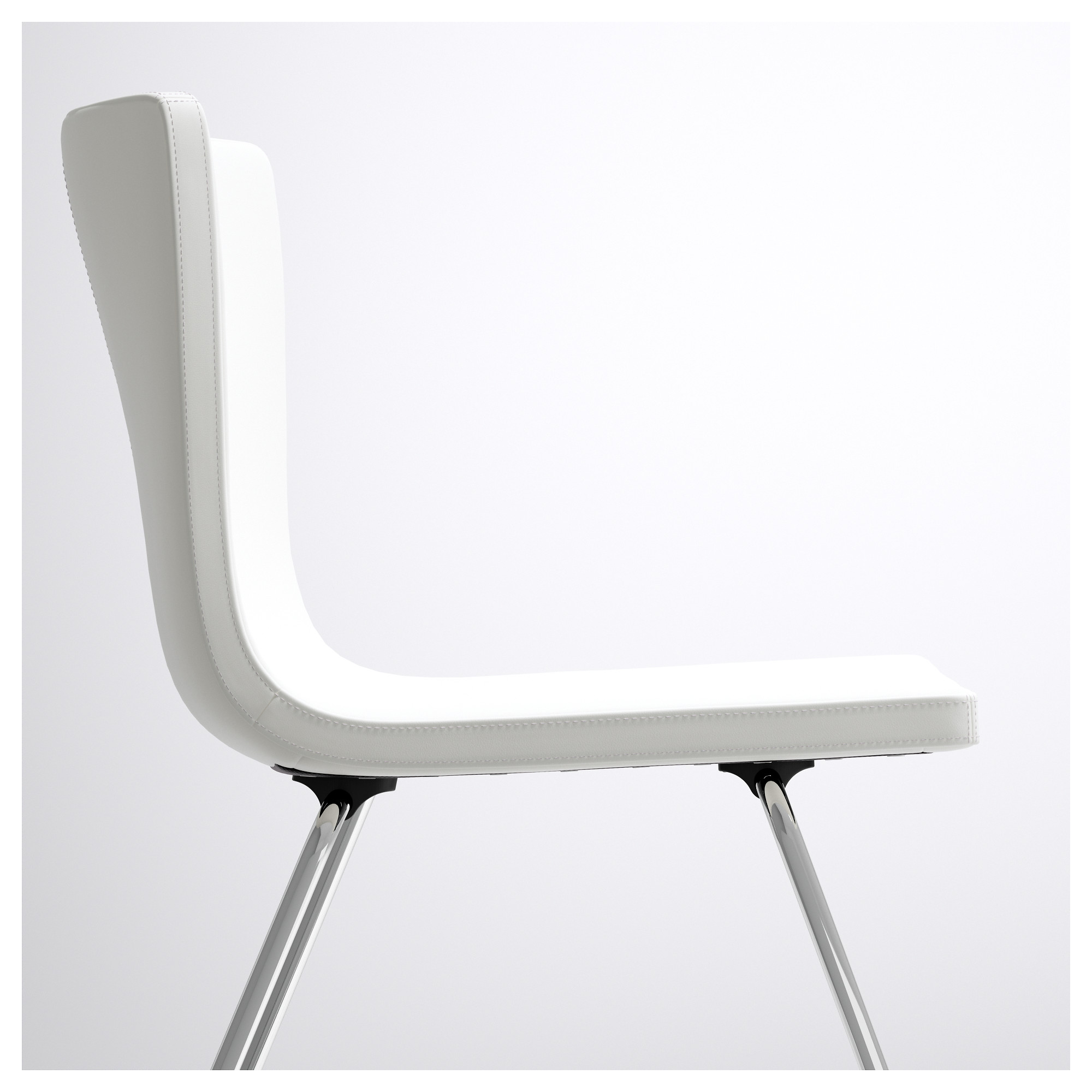 BERNHARD chair, chromeplated/Mjuk white IKEA Hong Kong