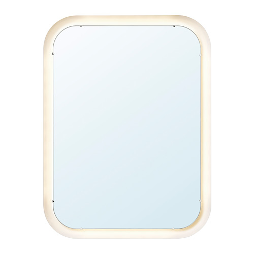 STORJORM mirror with integrated lighting