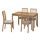 EKEDALEN/EKEDALEN - 一檯四椅, 橡木/Orrsta 淺灰色 | IKEA 香港及澳門 - PE741217_S1