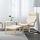 POÄNG - armchair and footstool, birch veneer/Glose eggshell | IKEA Hong Kong and Macau - PE601073_S1
