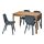 ODGER/EKEDALEN - 一檯四椅, 橡木/藍色 | IKEA 香港及澳門 - PE741237_S1