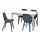 ODGER/EKEDALEN - table and 4 chairs, white/blue | IKEA Hong Kong and Macau - PE741232_S1
