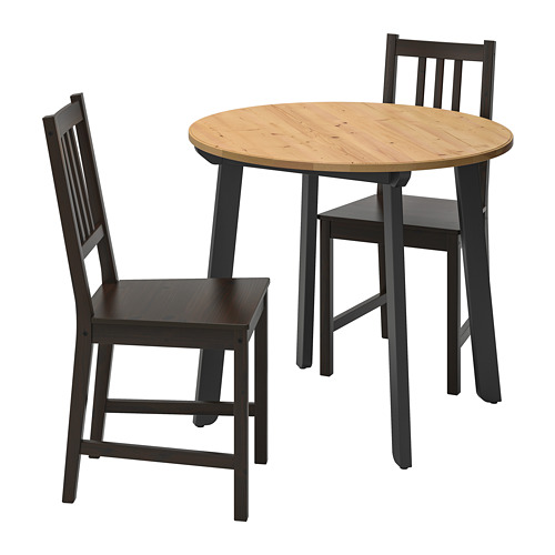 STEFAN/GAMLARED table and 2 chairs