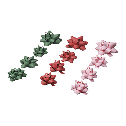 VINTERFINT gift bow, set of 12