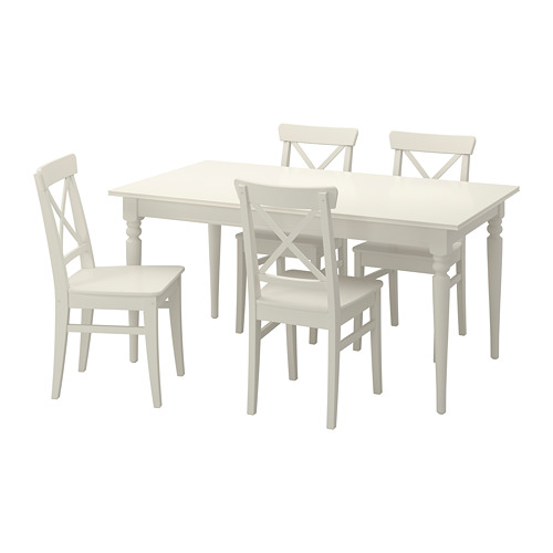 INGATORP/INGOLF table and 4 chairs