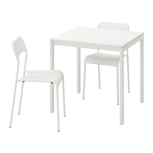 MELLTORP/ADDE table and 2 chairs
