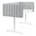 BEKANT - desk with screen, white/grey | IKEA Hong Kong and Macau - PE793893_S1