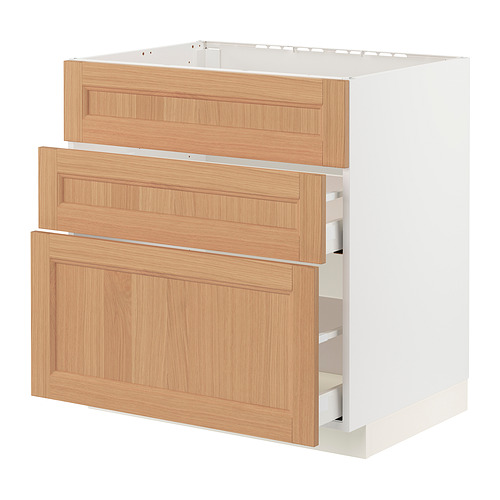 METOD/MAXIMERA base cab f sink+3 fronts/2 drawers