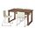 BERNHARD/MÖRBYLÅNGA - 一檯四椅, 褐色/Mjuk 白色 | IKEA 香港及澳門 - PE741353_S1