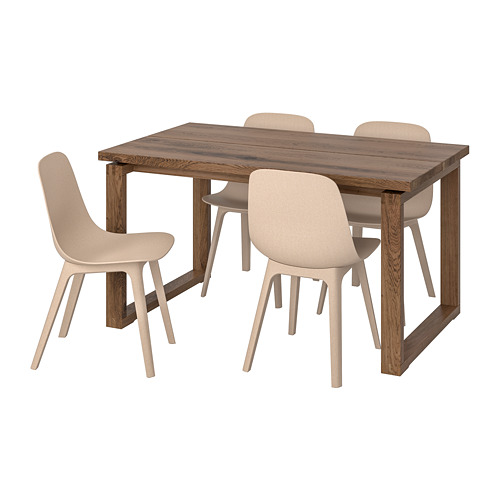 ODGER/MÖRBYLÅNGA table and 4 chairs