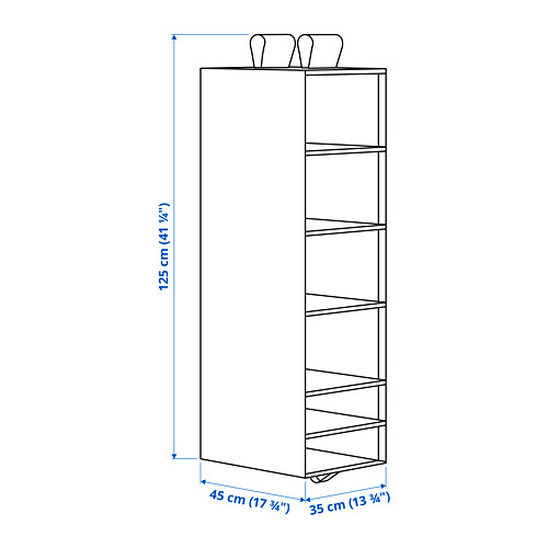 SKUBB storage with 6 compartments