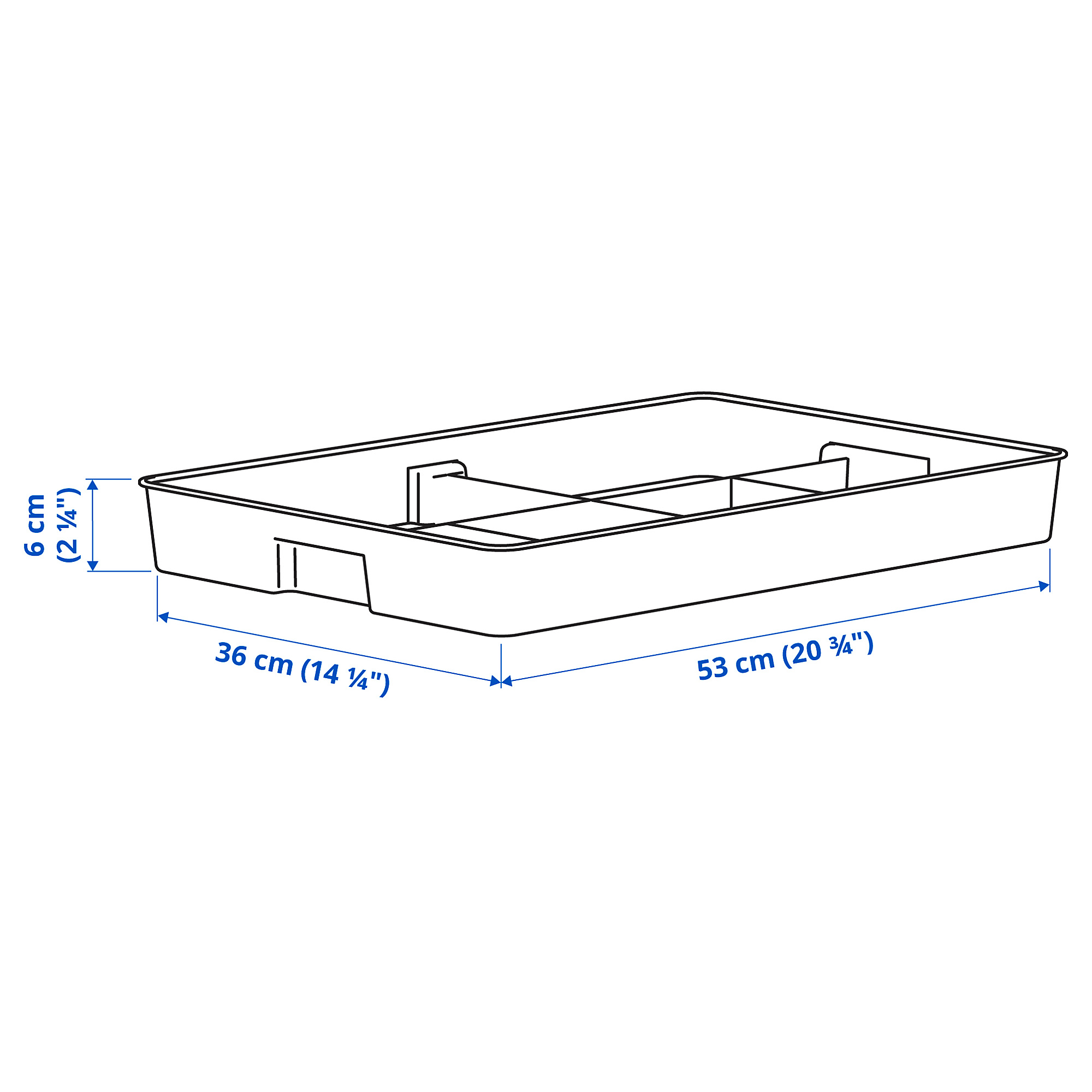 KUGGIS insert with 8 compartments