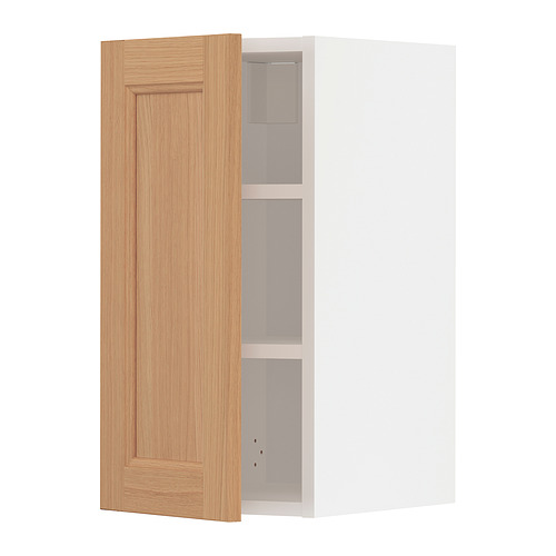 METOD wall cabinet with shelves