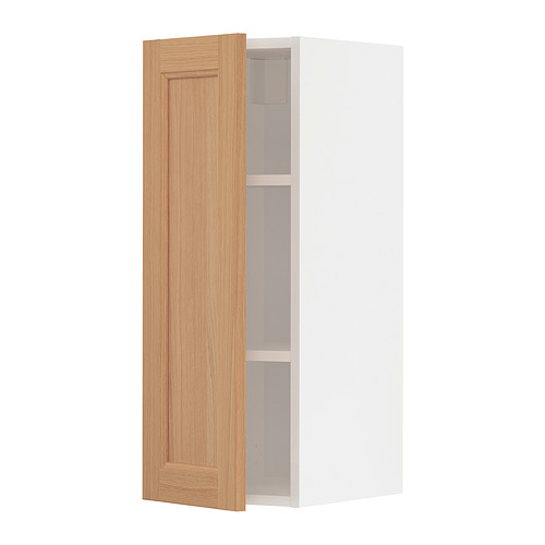 METOD wall cabinet with shelves