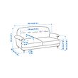 ESSEBODA 3-seat sofa