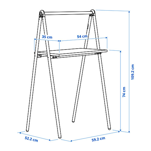 BJÖRKÅSEN folding table