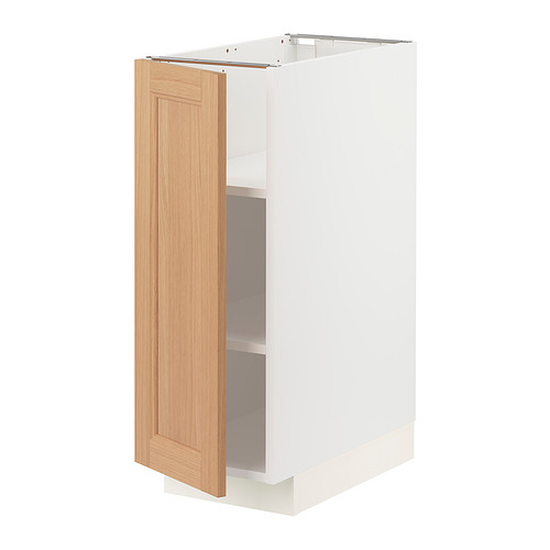 METOD base cabinet with shelves