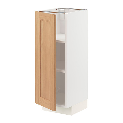 METOD base cabinet with shelves