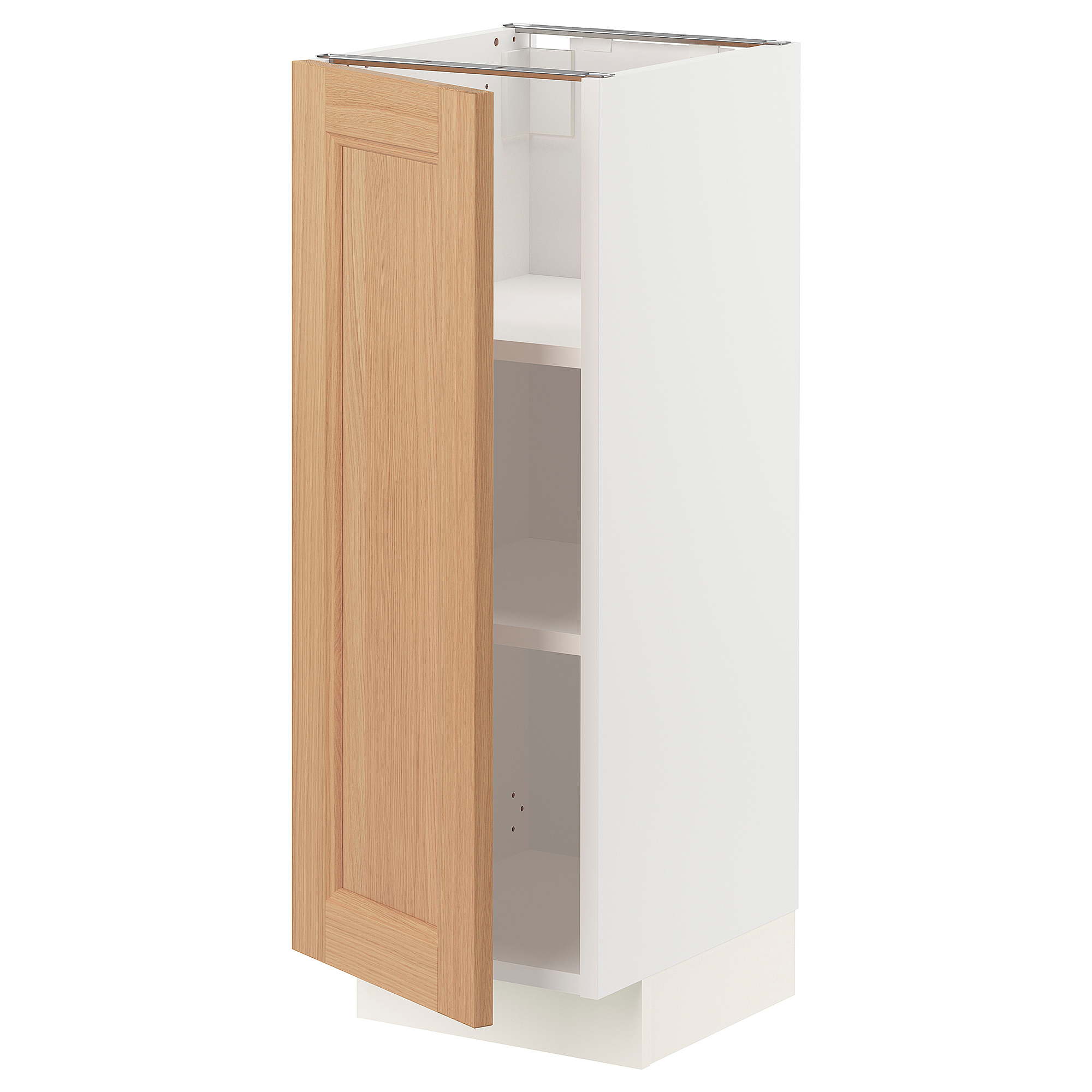 METOD base cabinet with shelves