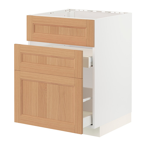 METOD/MAXIMERA base cab f sink+3 fronts/2 drawers