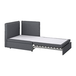 VALLENTUNA - 組合式梳化床連靠背, Kelinge 炭黑色 | IKEA 香港及澳門 - PE794078_S3