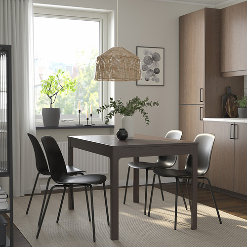 LIDÅS/EKEDALEN table and 4 chairs