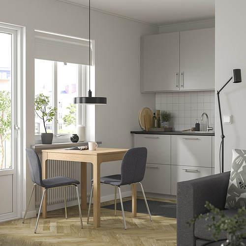 KARLPETTER/EKEDALEN table and 2 chairs