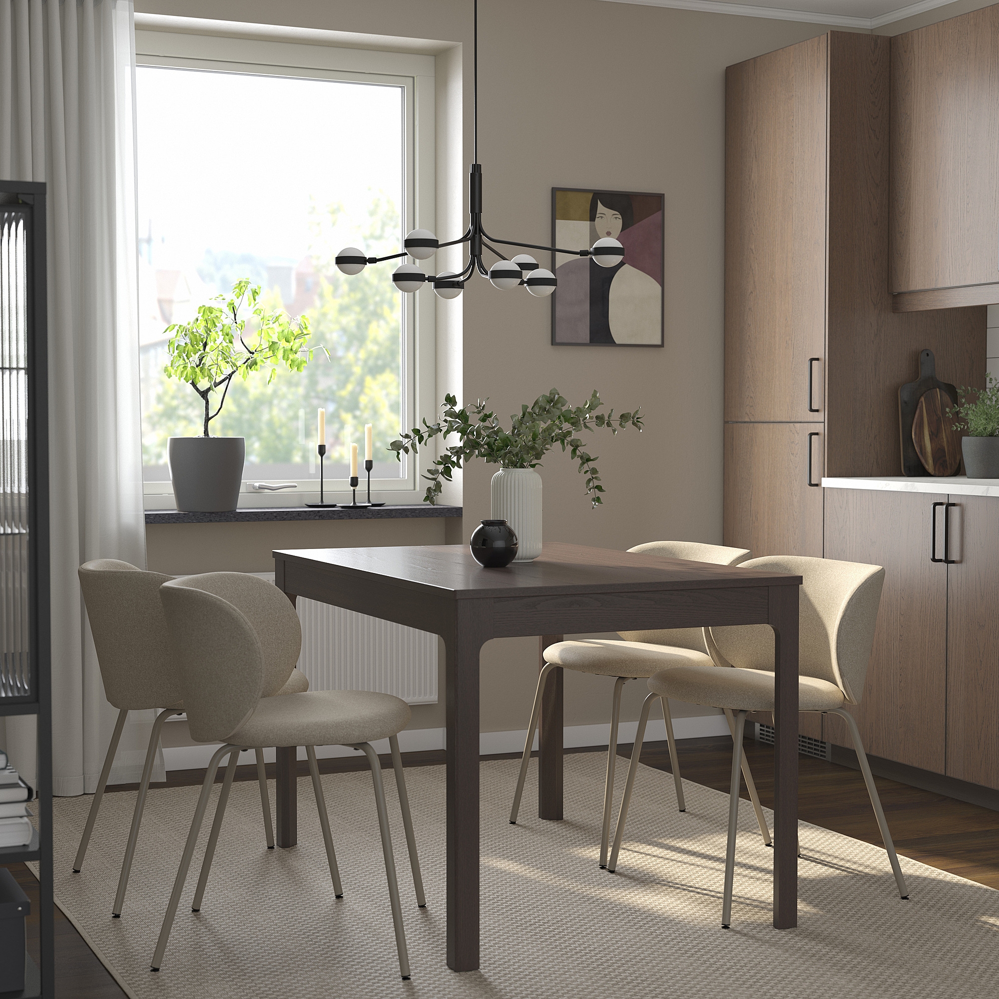 EKEDALEN extendable table