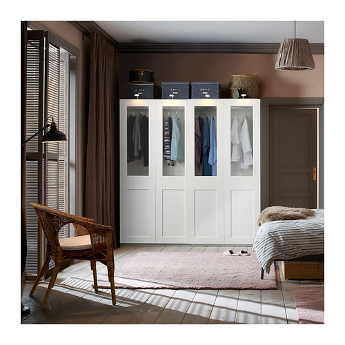 PAX/GRIMO wardrobe with sliding doors