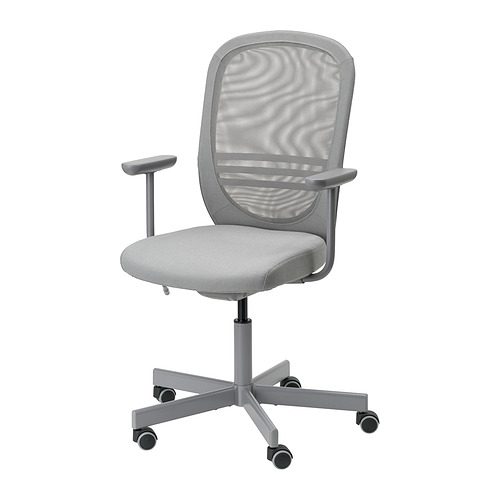 FLINTAN office chair with armrests