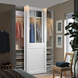 PAX/GRIMO wardrobe with sliding doors
