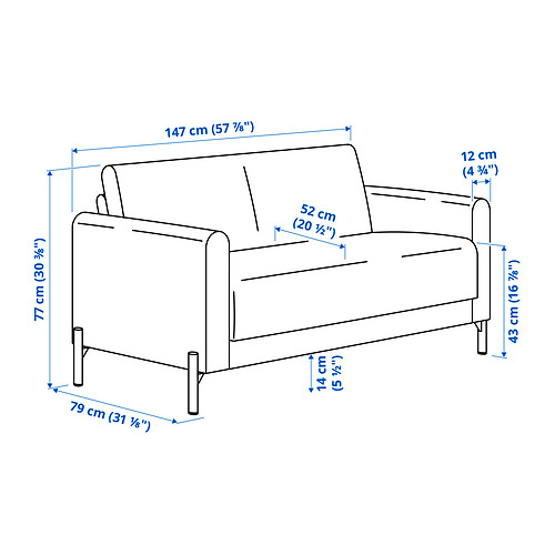 SALTMYRAN 兩座位梳化