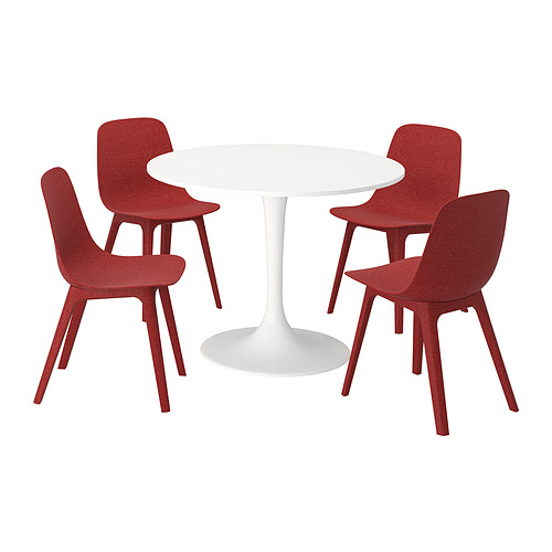 DOCKSTA/ODGER table and 4 chairs