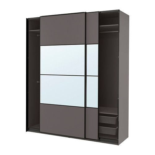 PAX/MEHAMN/AULI wardrobe combination