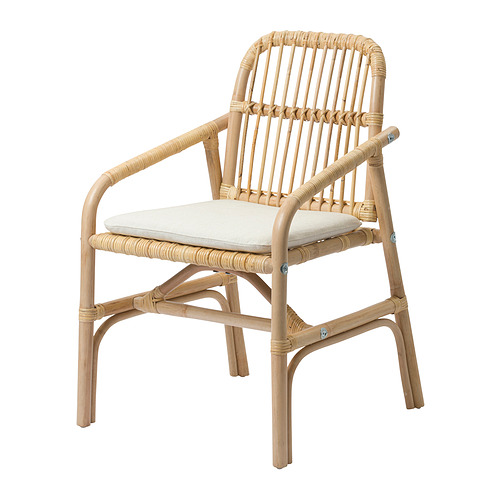 SALNÖ chair with armrests