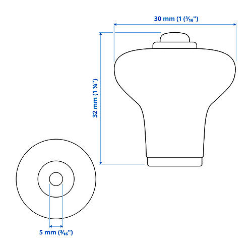 KLINGSTORP knob